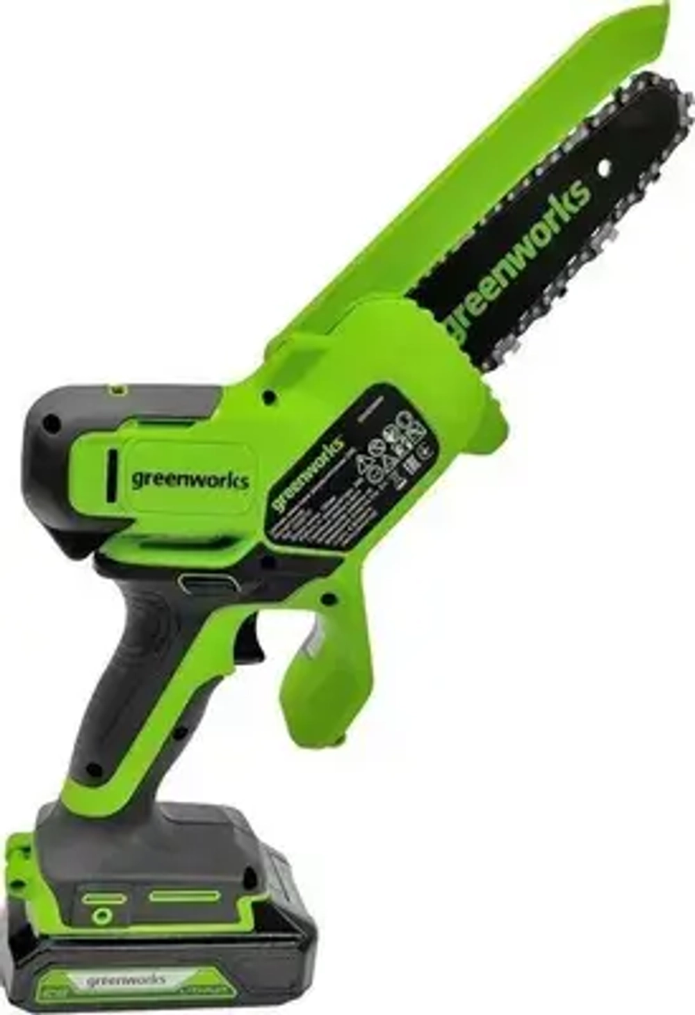 Цепная пила GREENWORKS GD24CSMNX, аккумуляторная, 24В, без АКБ, без ЗУ [2008707]
