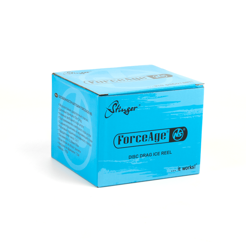 Катушка Stinger ForceAge NS (65мм, 3+1BB, пласт. шпуля)