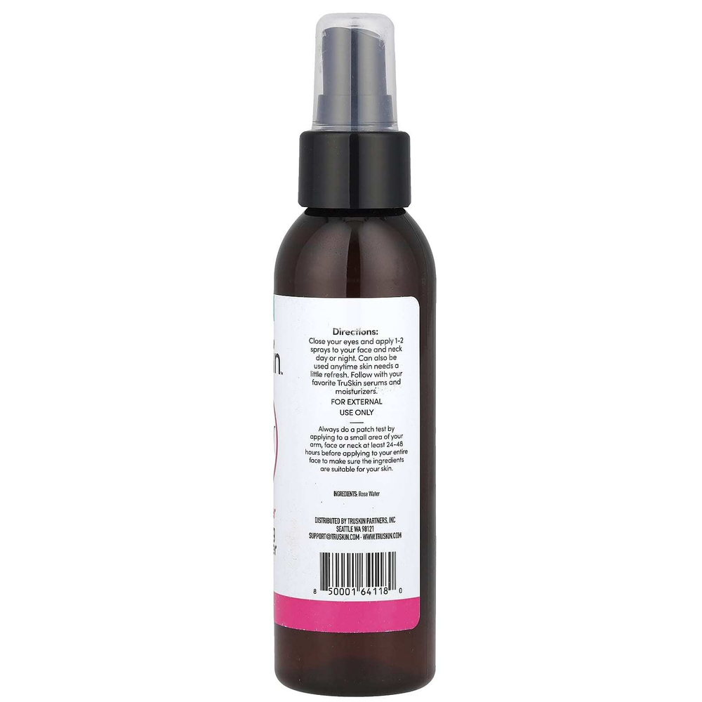 TruSkin, Освежающий тоник для лица с розовой водой, 118 мл (4 жидк. унц.)