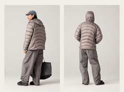 Пуховик Nothomme Blue 750 Fill Power Lightweight Packable Hooded Down Jacket for Men