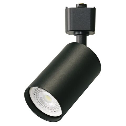 UBL-Q324 GU10 BLACK Светильник-прожектор трековый. Под лампу GU10. Корпус черный. ТМ Volpe