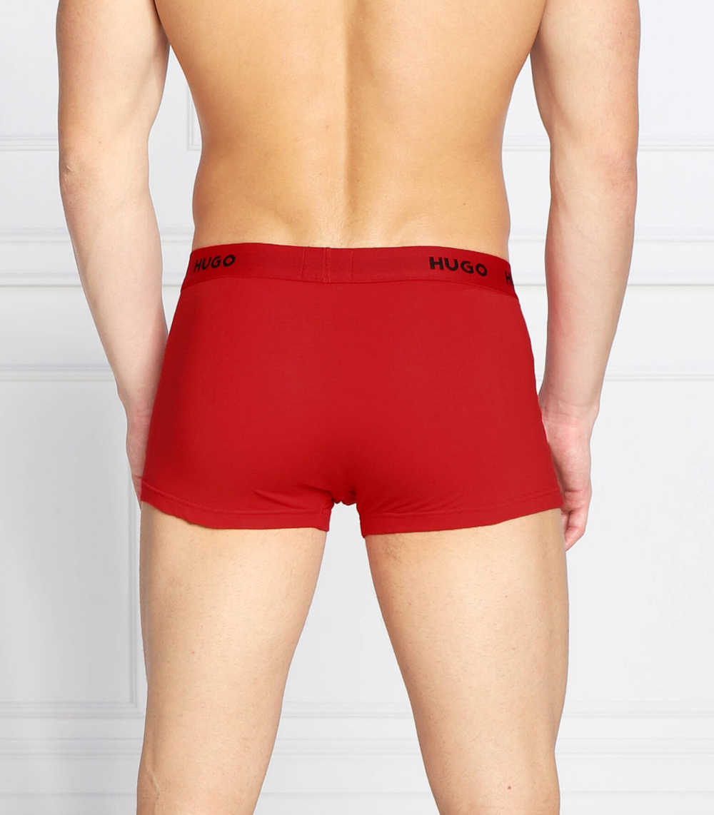 трусики-боксеры 3-pack Hugo Bodywear - красный(50469766)