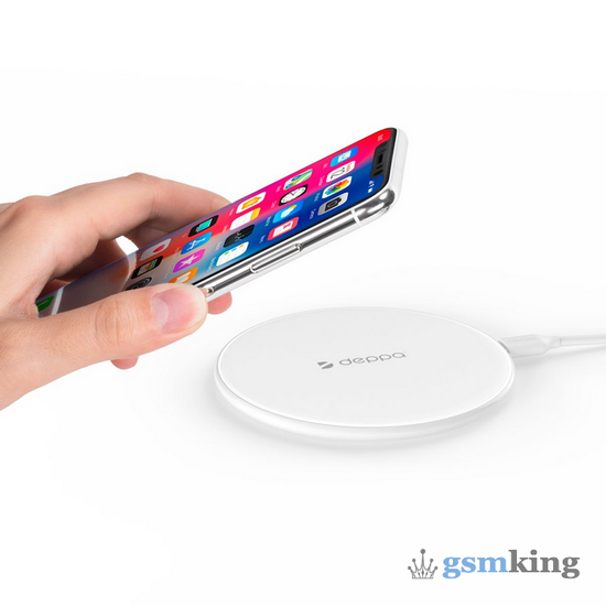 Deppa Qi Fast Charger 10W White (Белый)