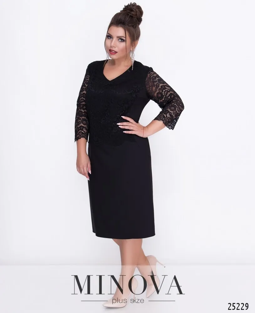 Платье 314-черный Minova