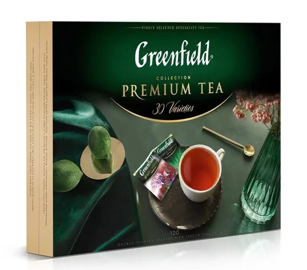 Набор чая &quot;Greenfield Premium Tea Collecton&quot; 30 видов, 120 пакетиков - купить не дорого в Москве