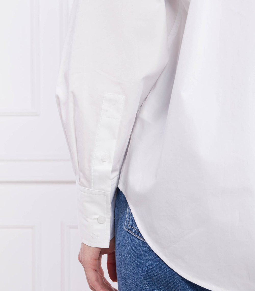 Рубашка RELAXED COTTON SHIRT Calvin Klein - белый(K20K205413)