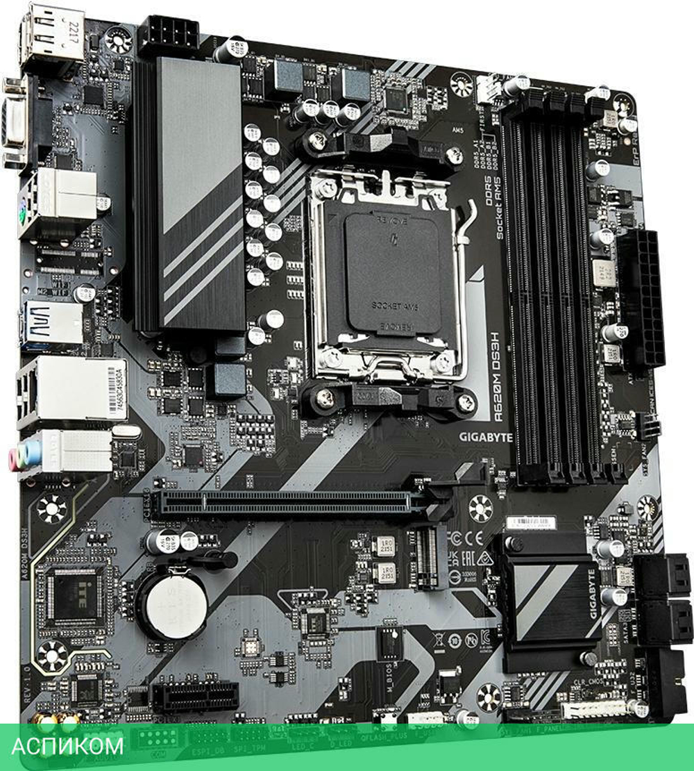 Материнская плата GigaByte A620M DS3H rev. 1.0
