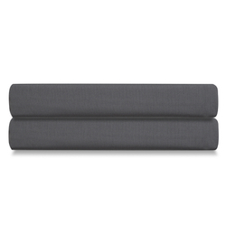 Простыня 160х200х30 Tkano Wild сатин темно-серый