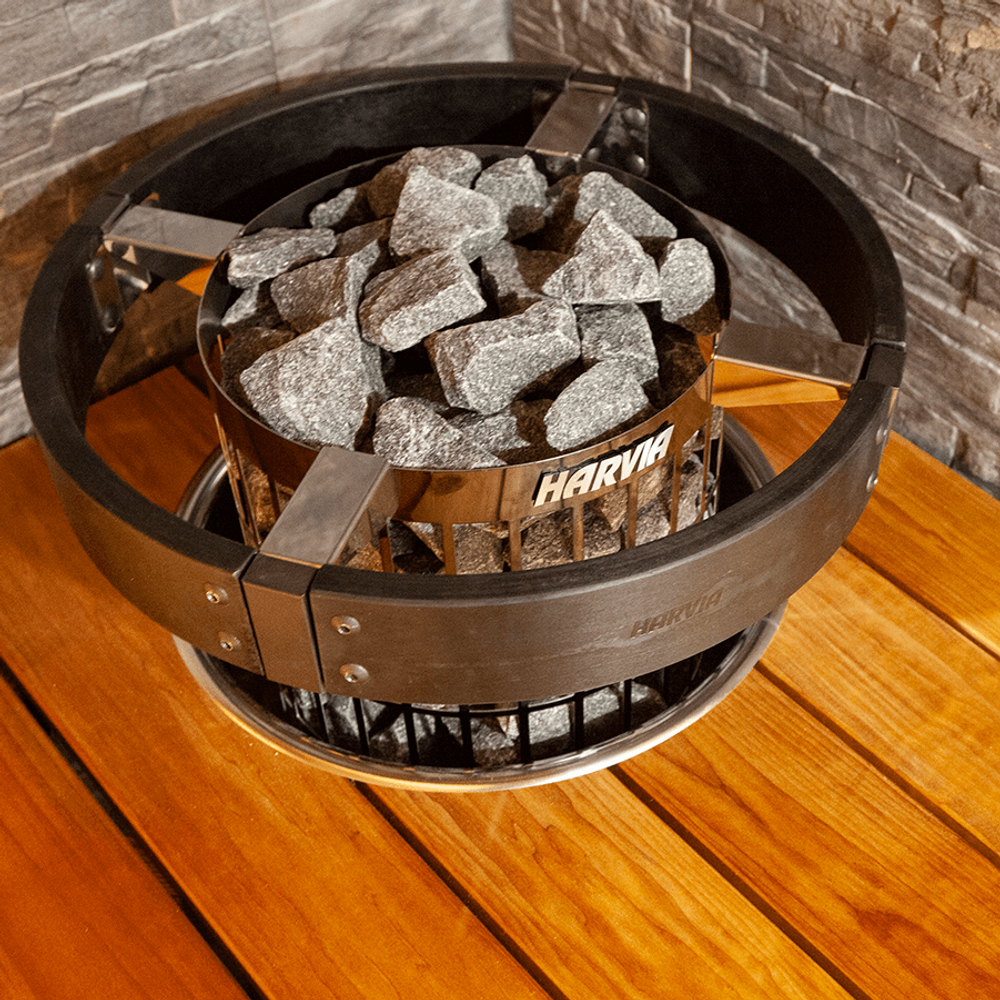 HARVIA Электрическая печь CILINDRO PC90E BLACK STEEL без пульта