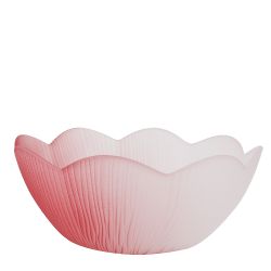 Салатник, набор 3шт. "Frost" (розовый) d=12,5/17/20 см (стекло) (транспортная упаковка)