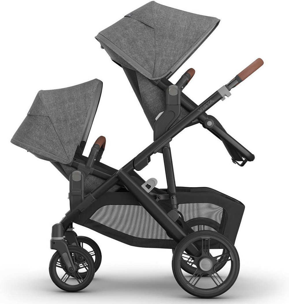 Коляска для погодок UPPAbaby Vista V3 2 в 1 (2 прогулочных блока и люлька) Greyson