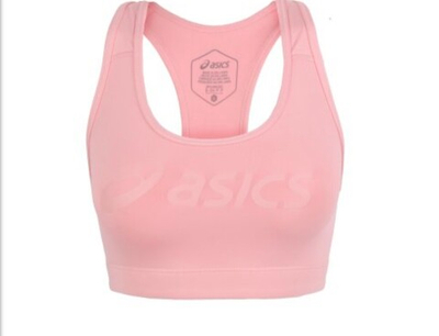 ASICS, CORE LOGO BRA, FROSTED ROSE/FROSTED ROSE,, WOMEN, M