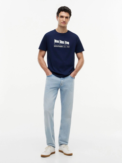 Футболка Tommy Hilfiger Multi-Flag Logo Light Navy