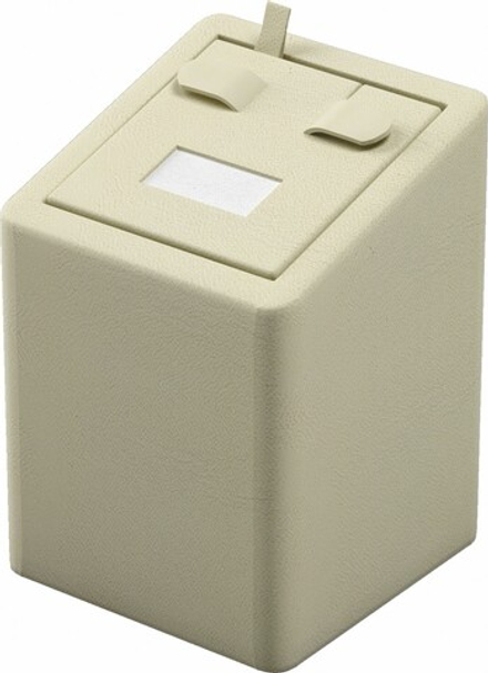 Подставка для серег/кубик наклонный/выним.вкладыш/2 язычка/прорезь/окошко/петелька/Н-70 мм.