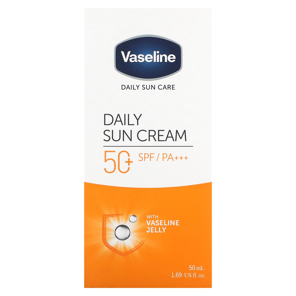 Vaseline, Daily Sun Care, ежедневный солнцезащитный крем, SPF 50+ PA +++, 50 мл (1,69 жидк. Унции)