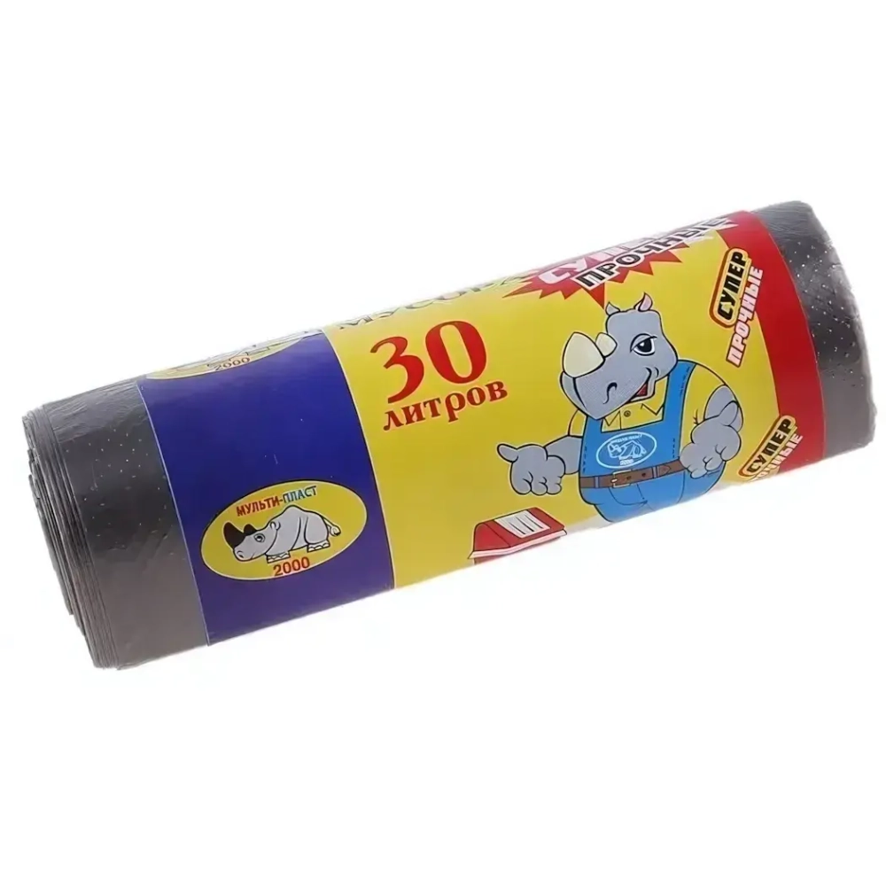Мешки для мусора «Мультипласт» 30л 30шт/50 рулон (Р)