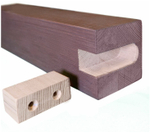 Реечная перегородка из Сосны 40х60мм