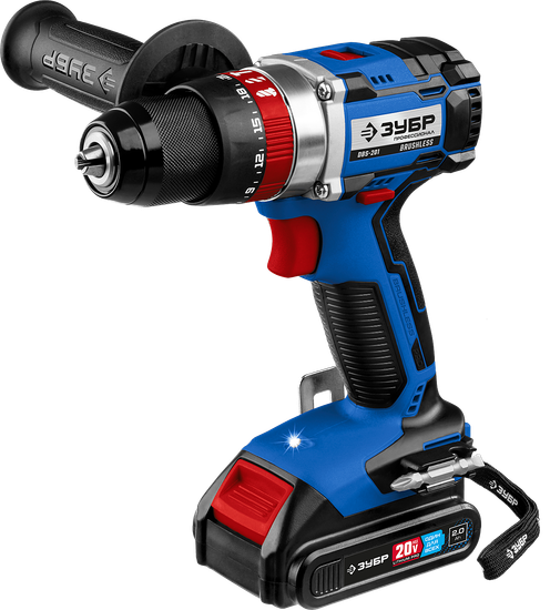 Аккумуляторный шуруповерт "ЗУБР" DBS-201-22