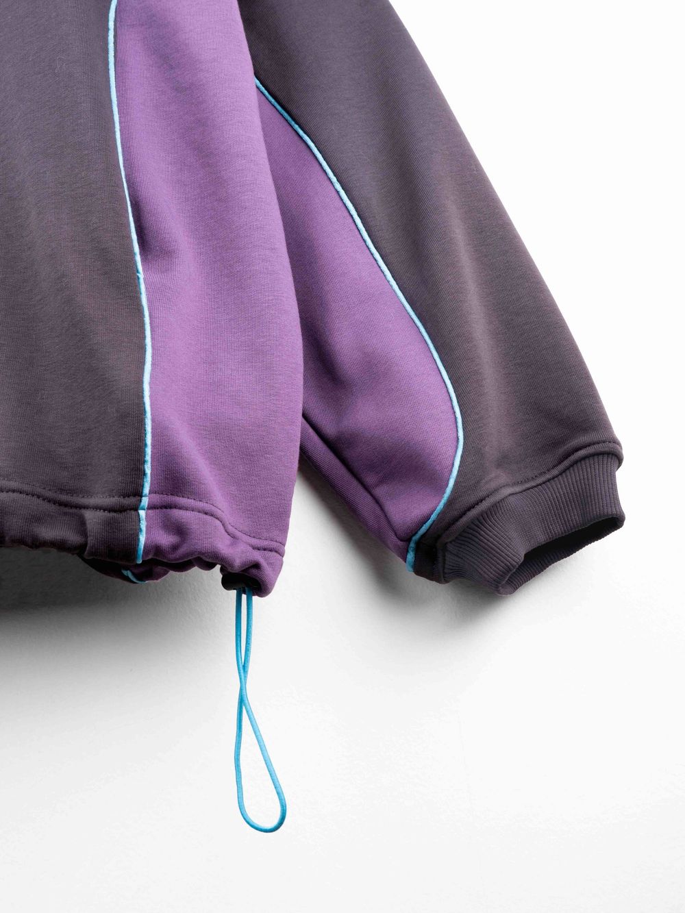 Худи Правда темно-серое с фиолетовым