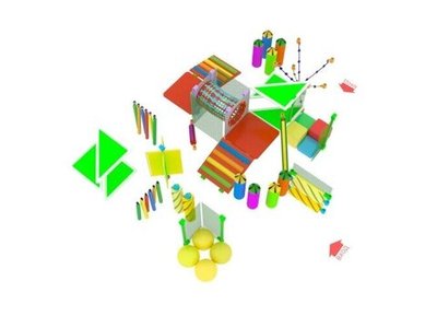 Лабиринт "Выдумка" 7,3*8,5*2,9м