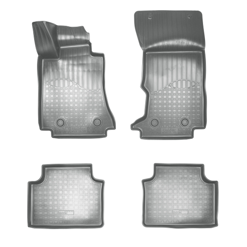 Ковры в салон Norplast/Unidec для Alfa Romeo Giulia II в кузове 952 (2016-)Полиуретан,Серый, арт.NPA10-C04-550-G