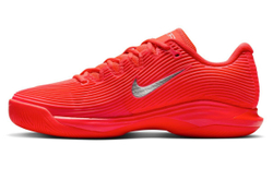 Женские теннисные кроссовки Nike Zoom Vapor 12 HC Premium - bright crimson/metallic silver