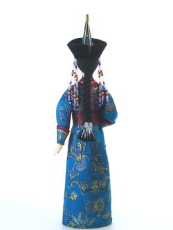 Кукла коллекционная Тувинский женский костюм