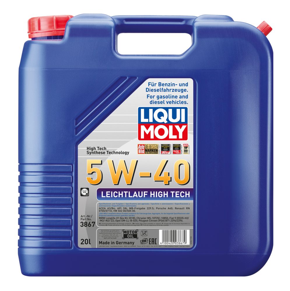 Liqui Moly Leichtlauf High Tech 5W-40 20 л