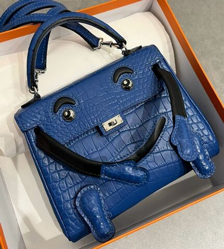 Сумка Hermes из кожи крокодила 20 см