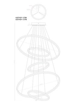 Подвесная люстра Arte Lamp ARKANE