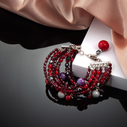 Браслет BR 6039 Gipsy red