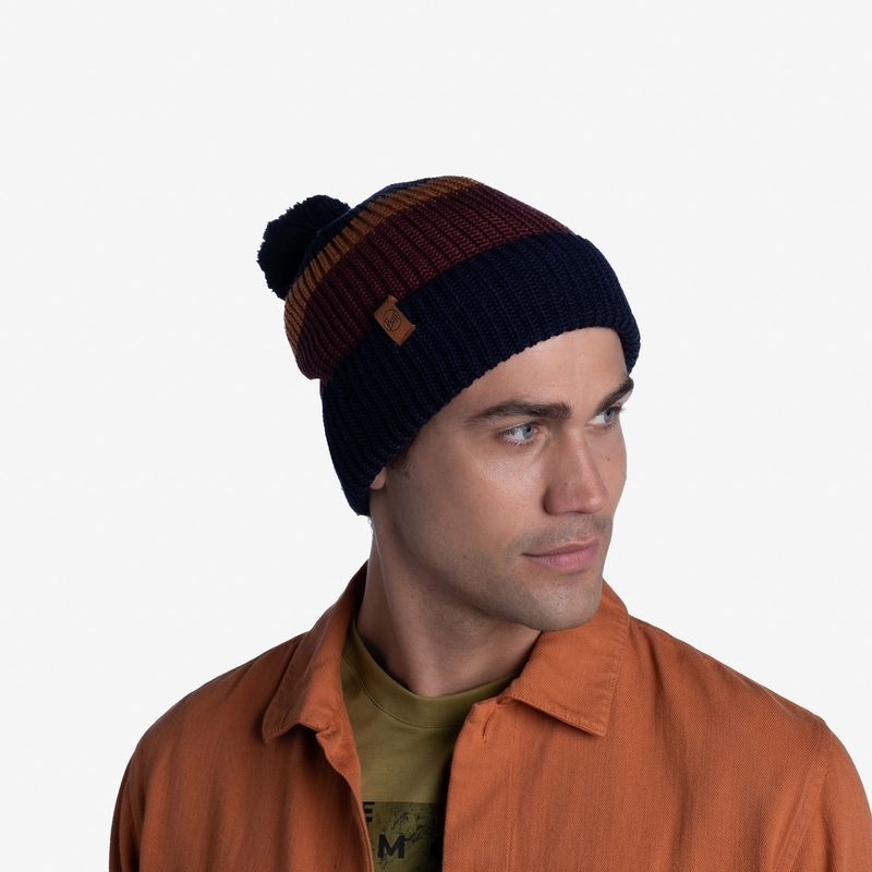 Вязаная шапка Buff Hat Knitted Elon Night Blue Фото 2