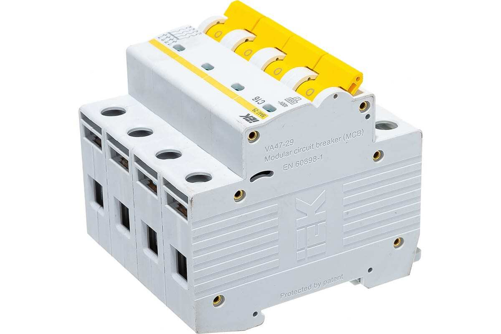 Автоматический выключатель ВА47-29 4Р 16А 4,5кА С IEK