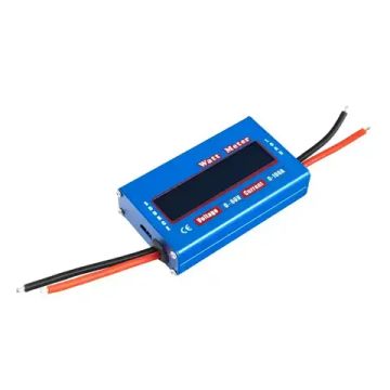 Цифровой ЖК-ваттметр измеритель мощности постоянного тока