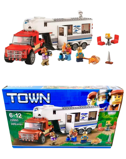 Конструктор TOWN "Дом на колёсах серия" , 385 дет.