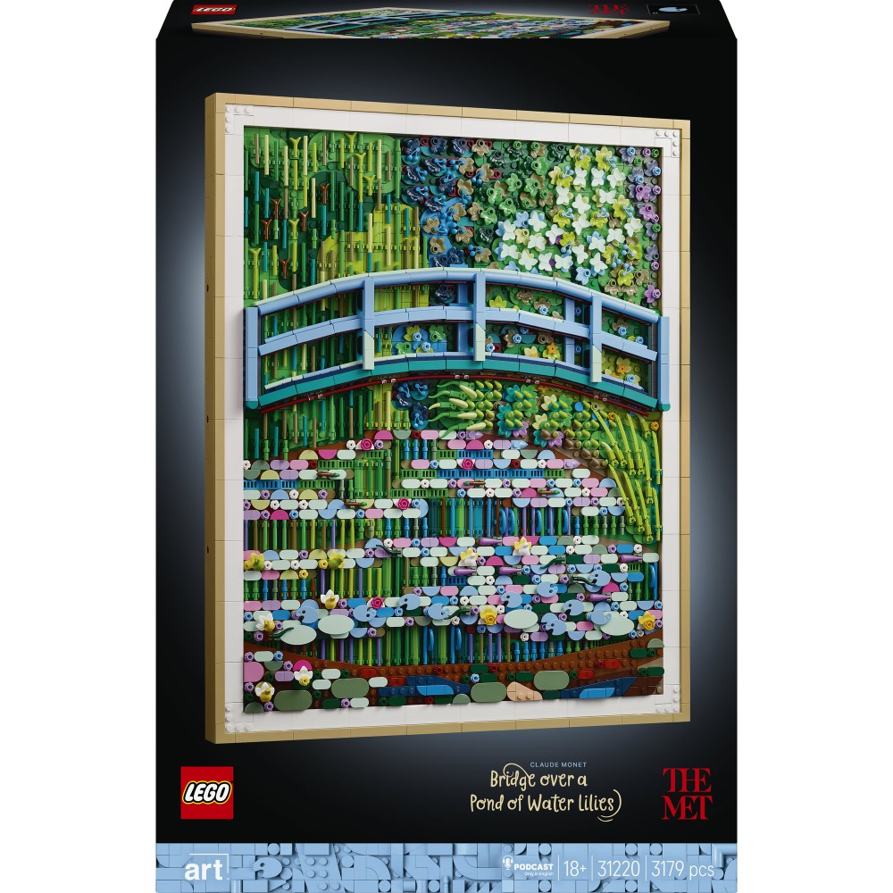 Конструктор LEGO Art 31220 Клод Моне — Мост над прудом с кувшинками — фото 2