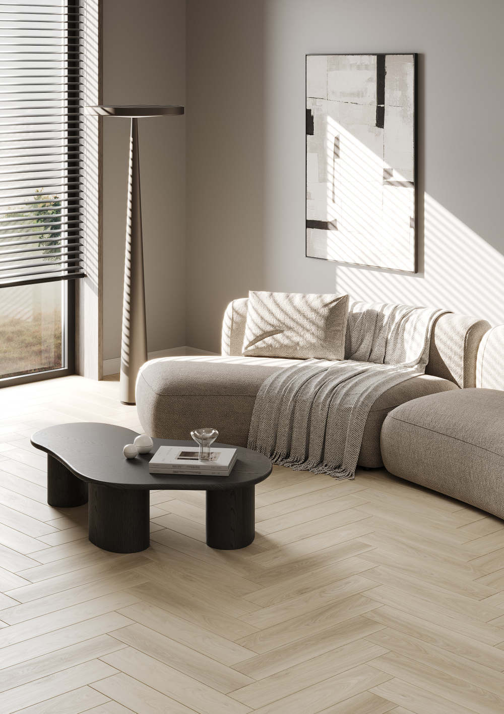 Кварц-виниловая плитка Fargo Parquet LVT Вяз Оксфорд 22-2101-05 крашеная фаска