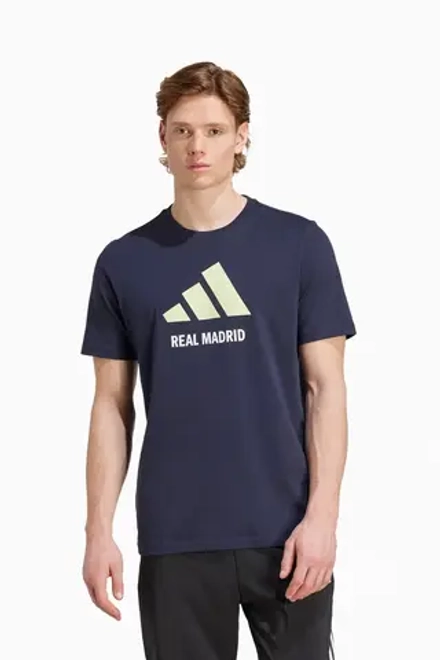 Футболка adidas Real Madrid 24/25 Seasonal Graphic Tee - темно-синий