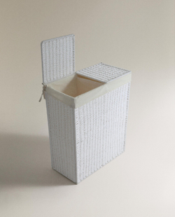 Zara Home Корзина из металла, цвет бежевый, 64 см