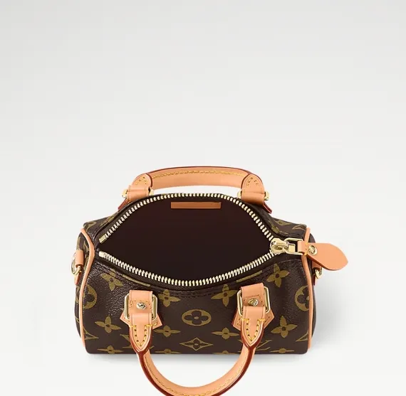 Сумка Louis Vuitton Speedy с плечевым ремнем Monogram