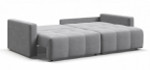 Угловой диван Босс Тренд Велюр Монолит сталь