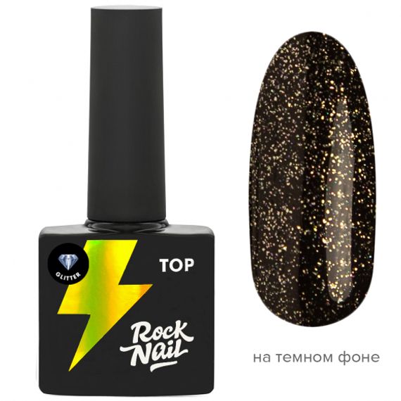 Топ RockNail Glitter Top (10 мл.)