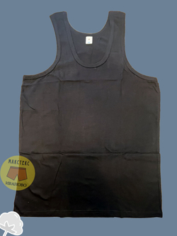 Майка мужская черная