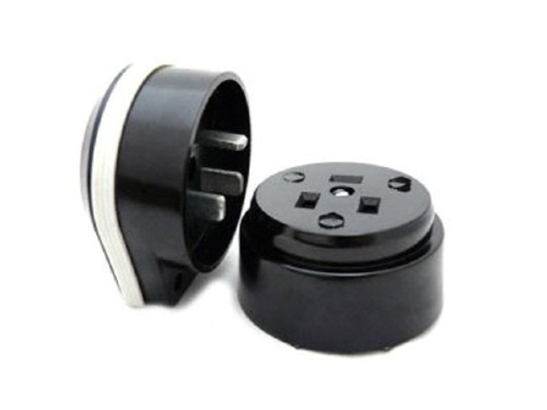 Разъем РШ-ВШ 2Р+РЕ ОУ черный 32А 250В TDM