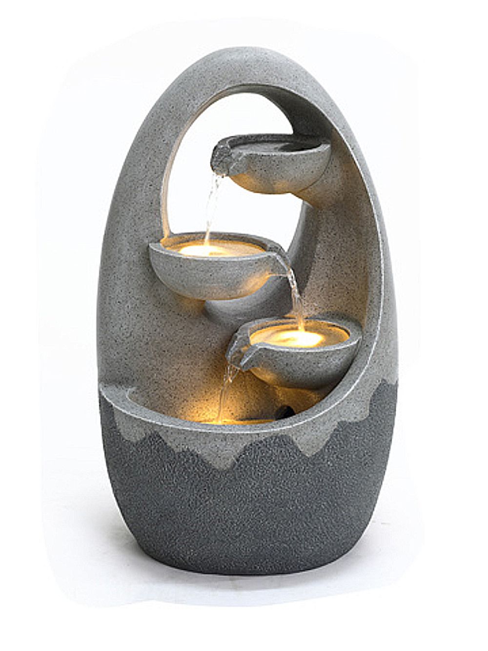 Waterfall Фонтан декоративный Uovo с подсветкой