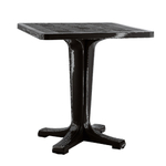 Стол "Прованс" квадратный 70*70 на 1 ножке, цвет шоколадный