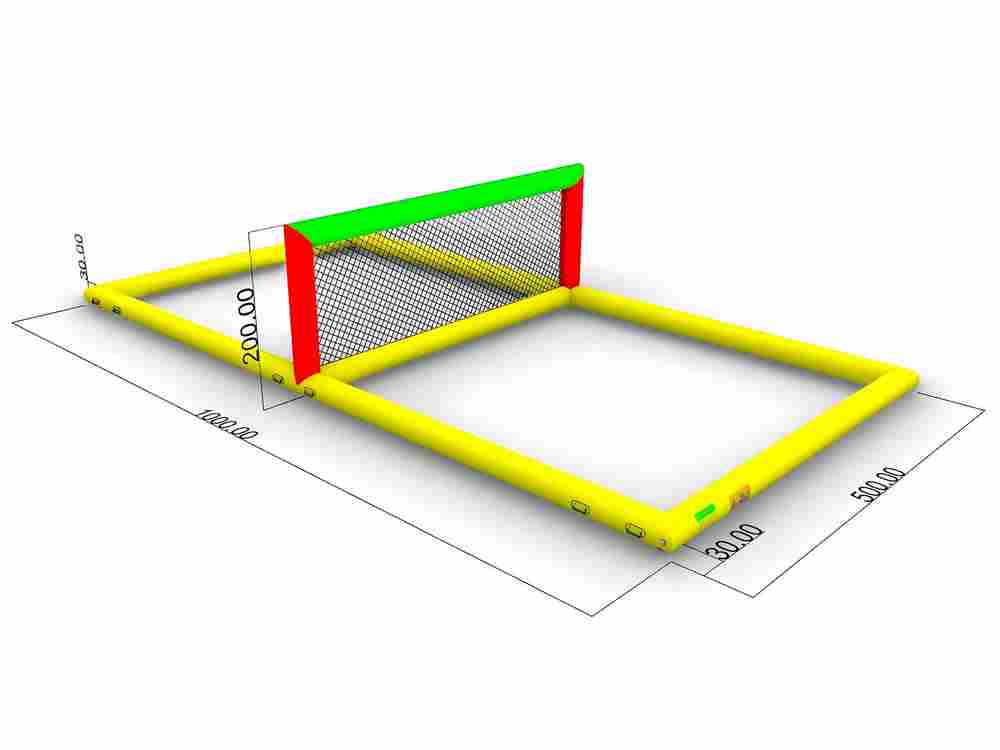 Водный надувной аттракцион «Футбольное, волейбольное поле» 10*5*2 м