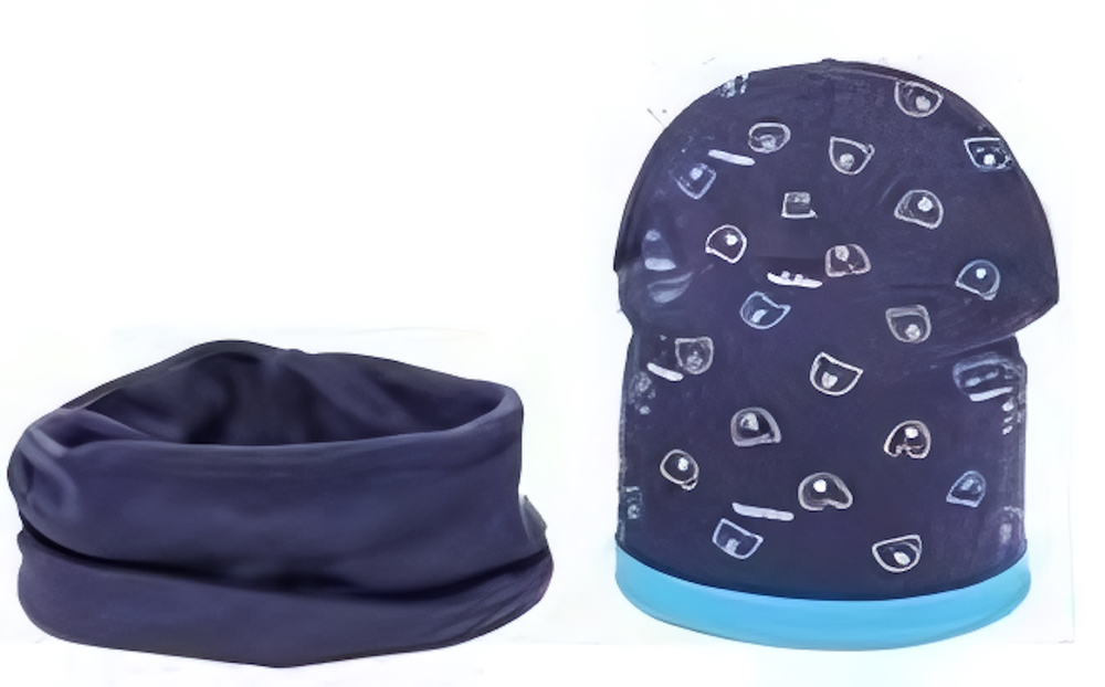 Комплект д/мальчика (Шапка + шарф-снуд) 798 р.48-50 (Мегашапка)