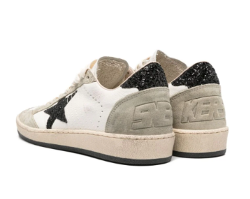 Кеды Golden Goose Ball Star черная звезда
