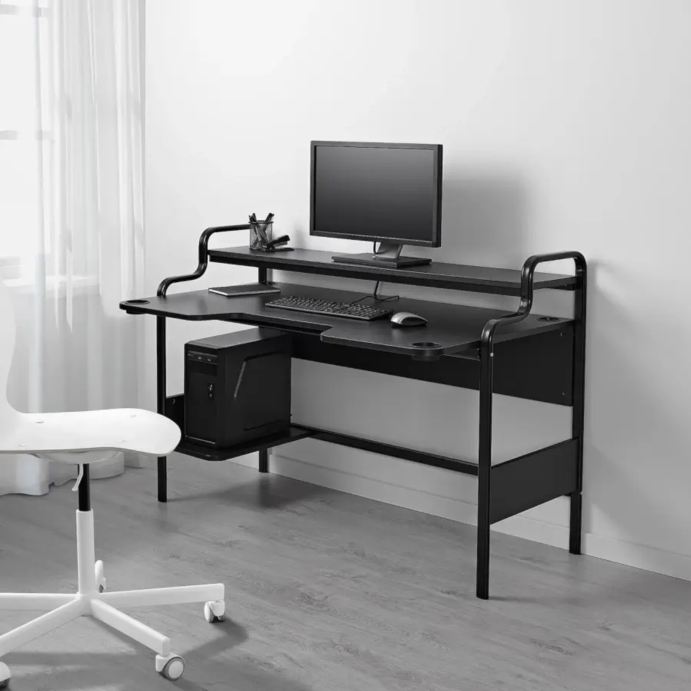 Игровой стол -  IKEA FREDDE/STYRSPEL, ФРЕДДЕ/СТУРСПЕЛ, 140х74х73 см, черный